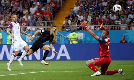 Ivan Perisic strikes in the last minute for Croatia to seal Iceland’s World Cup exit.