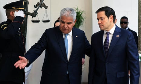 Rubio tells Panama to reduce Chinese influence in canal area or face US action | Panama | The Guardian
