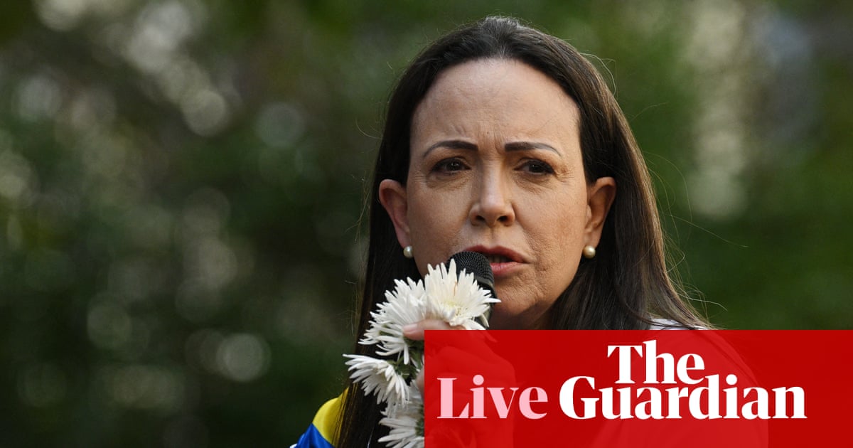 María Corina Machado wins for work promoting democratic rights in Venezuela