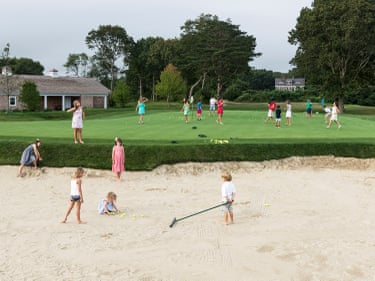 Children at Play‘Children playing on Labor Day in Watch Hill. A bittersweet day that signified summer’s end with a annual event at the golf club where winners of tennis and golf tournaments are recognised’