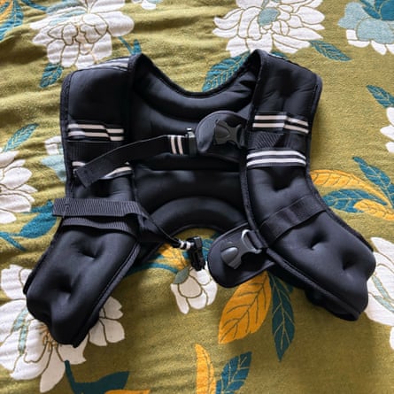 a weighted vest
