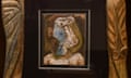 One of the recovered paintings, Tête by Pablo Picasso.