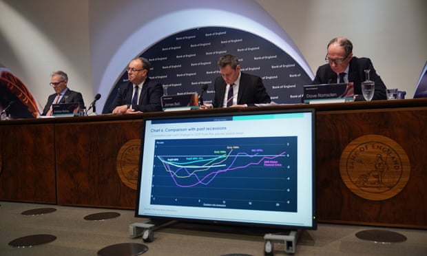 The Bank of England’s financial stability report press conference at the Bank of England, London.