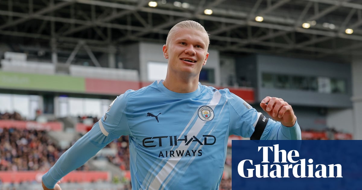 Erling Haaland powers in early goal to earn Manchester City victory at Brentford