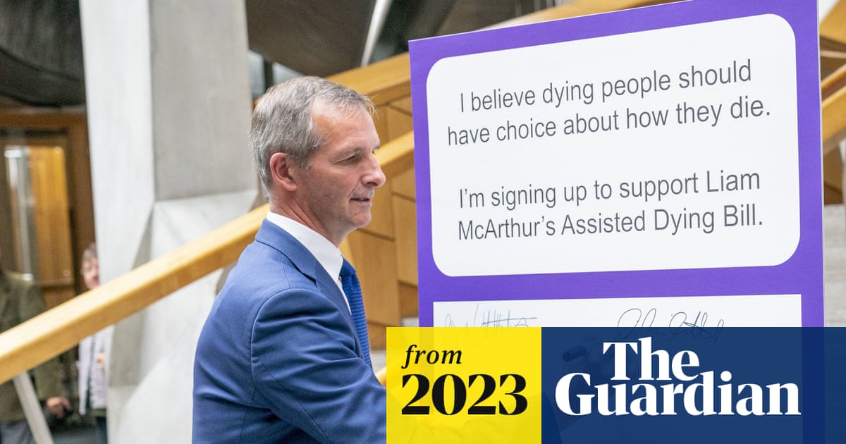 Majority of Scottish voters support assisted dying bill, poll reports