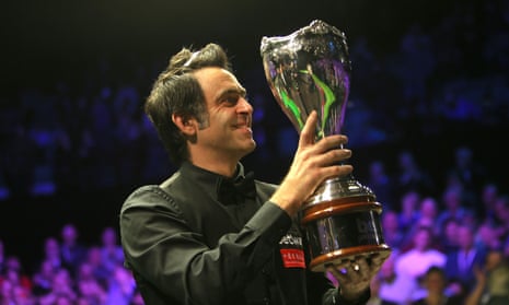 ‘I’m over the moon to win any tournament, let alone the UK Championship,’ said Ronnie O’Sullivan.