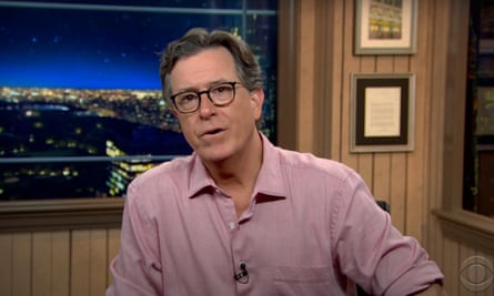 Stephen Colbert: ‘Normally you don’t find someone who owes that kind of cash in the Oval Office. You find them washed up on the banks of a river.’