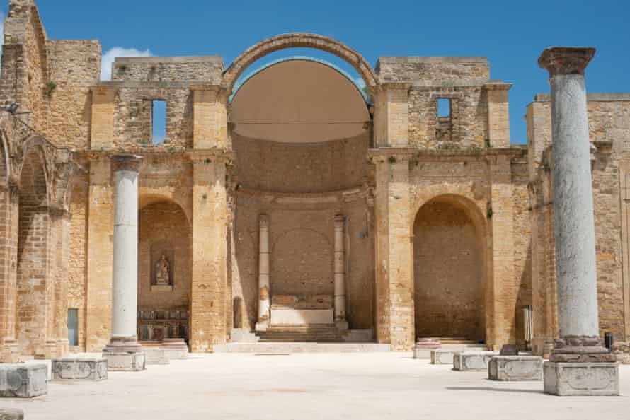 The controversial piazza in what was Salemi’s the 17th-century Chiesa Madre.