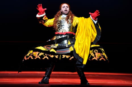 Michael Spyres as Mitridate in Mozart’s Mitridate, Re di Ponto, at Royal Opera House.