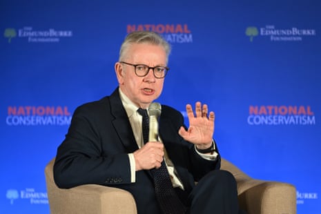 Michael Gove at the NatCon conference.