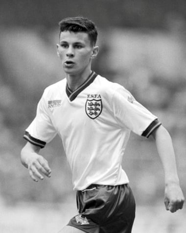 Ryan Wilson/Giggs in action for England Schoolboys.