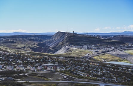 An iron ore mine