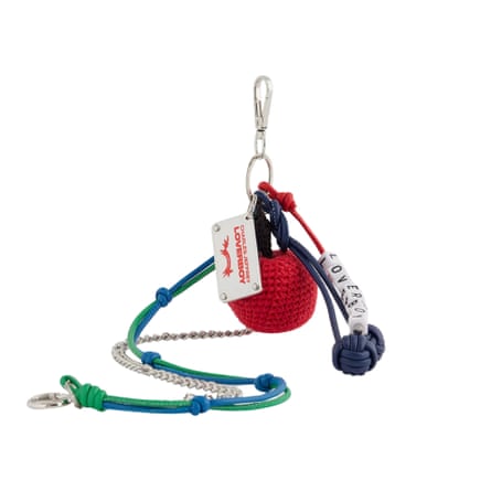 Charles Jeffery apple bag charm
