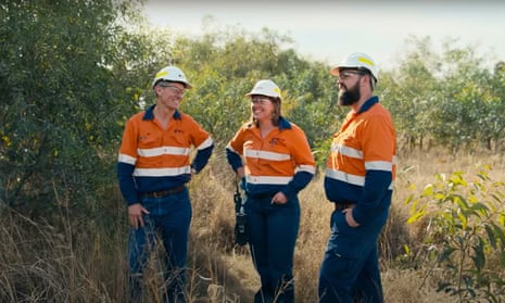 A screencap from the NSW Minerals Council advertisement.