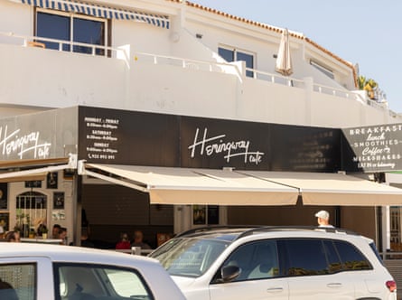 Exterior of the Hemingway cafe