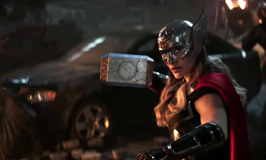 Natalie Portman in Thor: Love and Thunder.