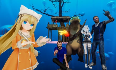 ‘Thriving’ … Meta rival VRChat.