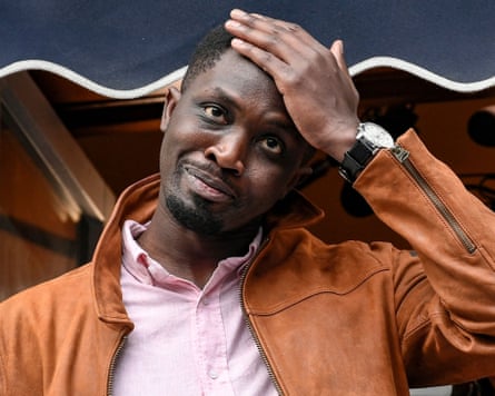 The Senegalese novelist Mohamed Mbougar Sarr, who was awarded the Haus der Kulturen der Welt international literary prize in 2023.