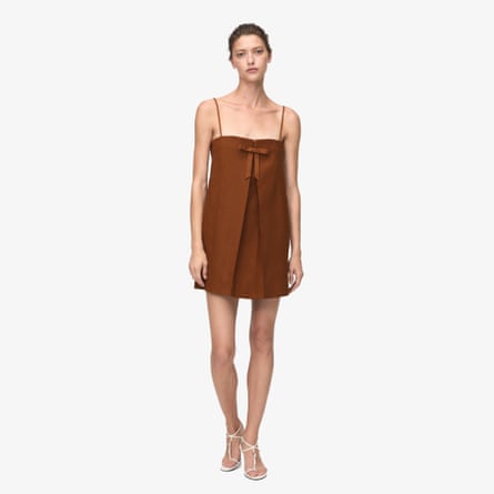 Mango Dress with bow neckline