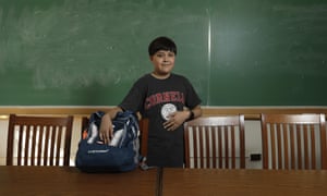 Jeremy Shuler at Cornell University in Ithaca: he is the youngest student ever to study there.