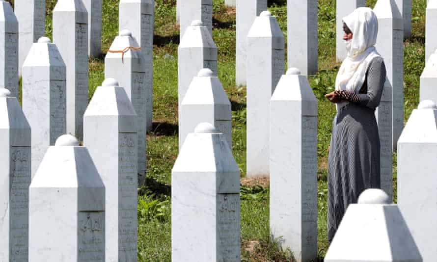 The Potocari Memorial Center in Srebrenica, Bosnia and Herzegovina.