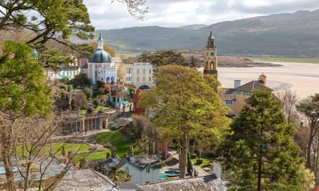 A view of Portmeirion, Gwynedd