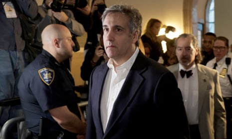 Michael Cohen arrives at the courthouse in New York City.
