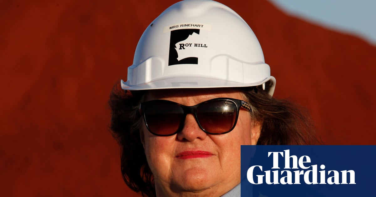Who is the rival family pitted against Gina Rinehart in a long-running court case and is she still the richest person in Australia?