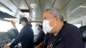 Peruvian Coastguard Commander Eduardo Atkins