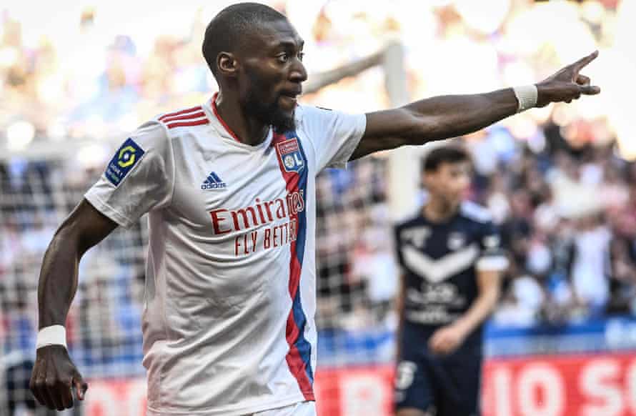Karl Toko Ekambi a marqué pour Lyon lors d'une victoire 6-1 contre Bordeaux.