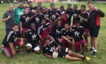 WWE champ John Layfield wrestles with rugby and social change