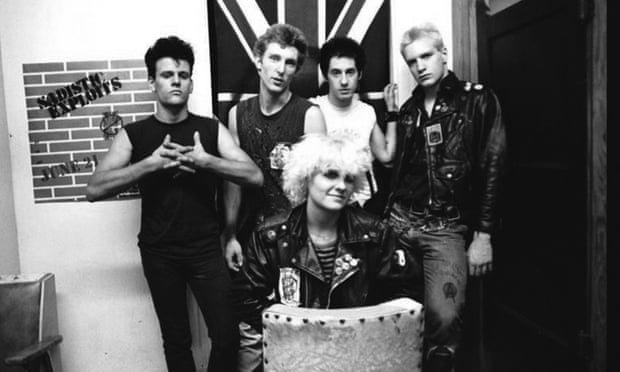 Nancy Barile, front, with Sadistic Elements.