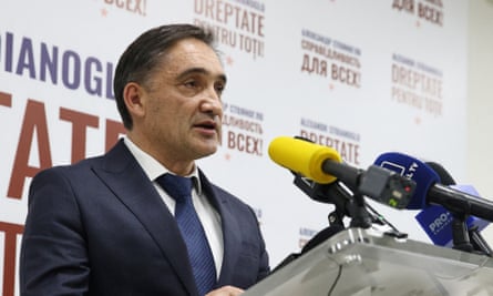 Moldovan presidential candidate Alexandr Stoianoglo