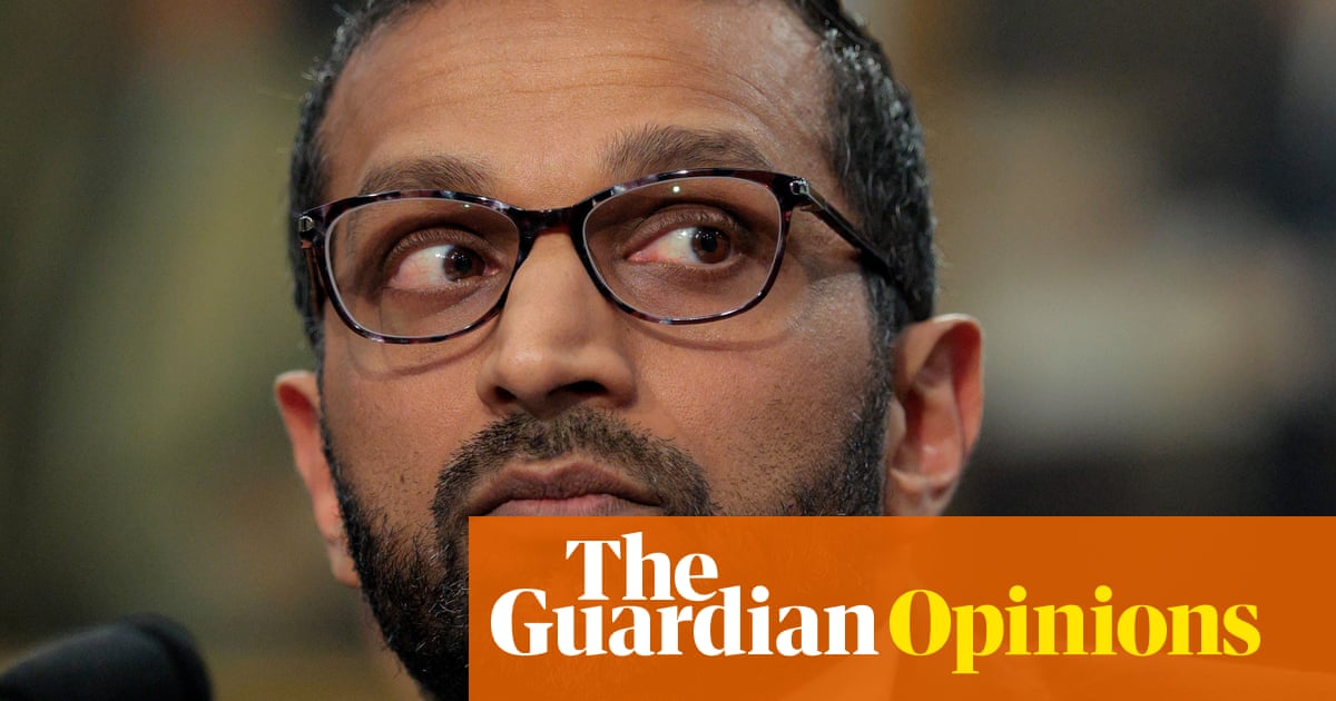 Does Kash Patel deserve to run the FBI? Of course he does and I'll take a lie detector test to prove it | Arwa Mahdawi