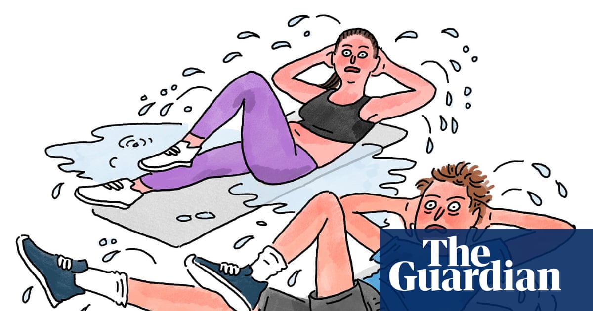 Is it true that the harder you work out, the more you sweat?