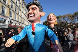 Nice, FranceWhile over in Europe the Nice carnival enters its second week of lampooning politicians