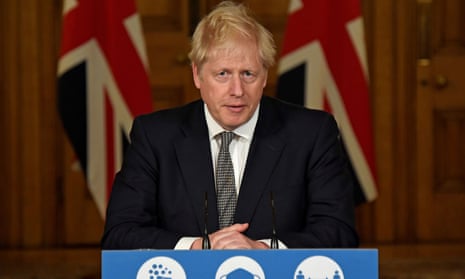 Boris Johnson announces a further covid lockdown on 31 October 2020