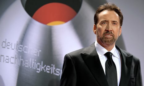 Nicolas Cage at the German Sustainability awards, November 25, 2016.