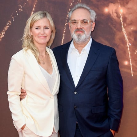 Alison Balsom with her husband, director Sam Mendes in October 2022.