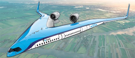 Delft University’s Flying-V aircraft.