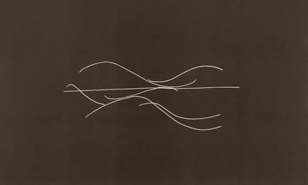 Concise, flowing lines … Cammock’s etching Voice, 2019.