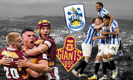 Huddersfield Giants and Huddersfield Town are in London for their finals 24 hours apart.