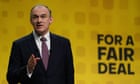Ed Davey calls Tories ‘mutinous pirates’ in speech to Lib Dem conference