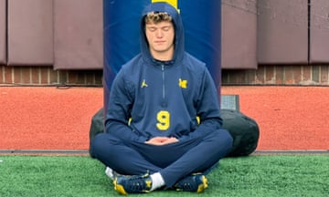 JJ McCarthy is known for meditating before games