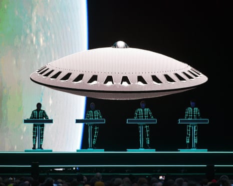 Kraftwerk at Forever Now festival at Milton Keynes Bowl.