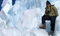 Elizabeth Endicott, pictured in Antarctica Credit: Nikki Beard