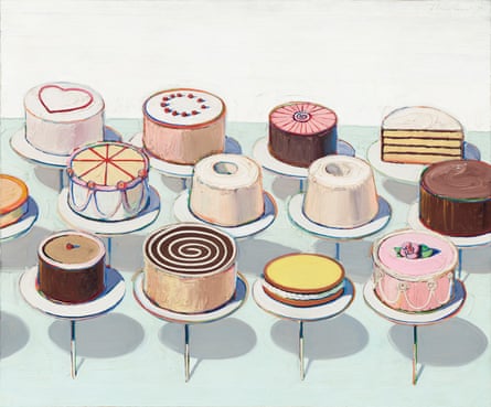 Wayne Thiebaud, Cakes, 1963.