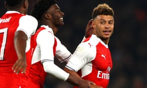 Alex Oxlade-Chamberlain at the double