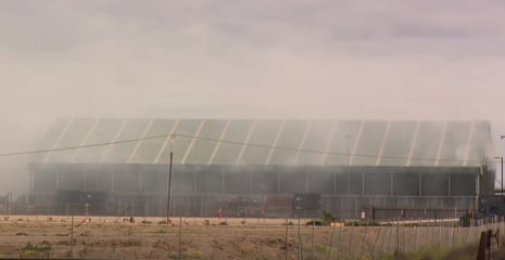 The industrial fire at Port Adelaide