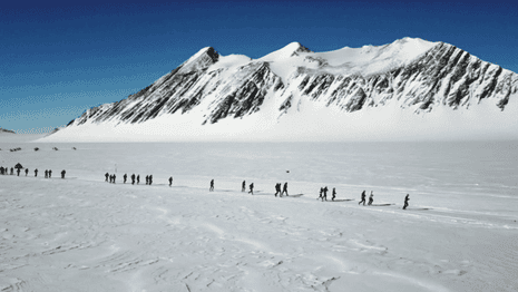 Runners brave freezing temperatures at Antarctic Ice Marathon – video